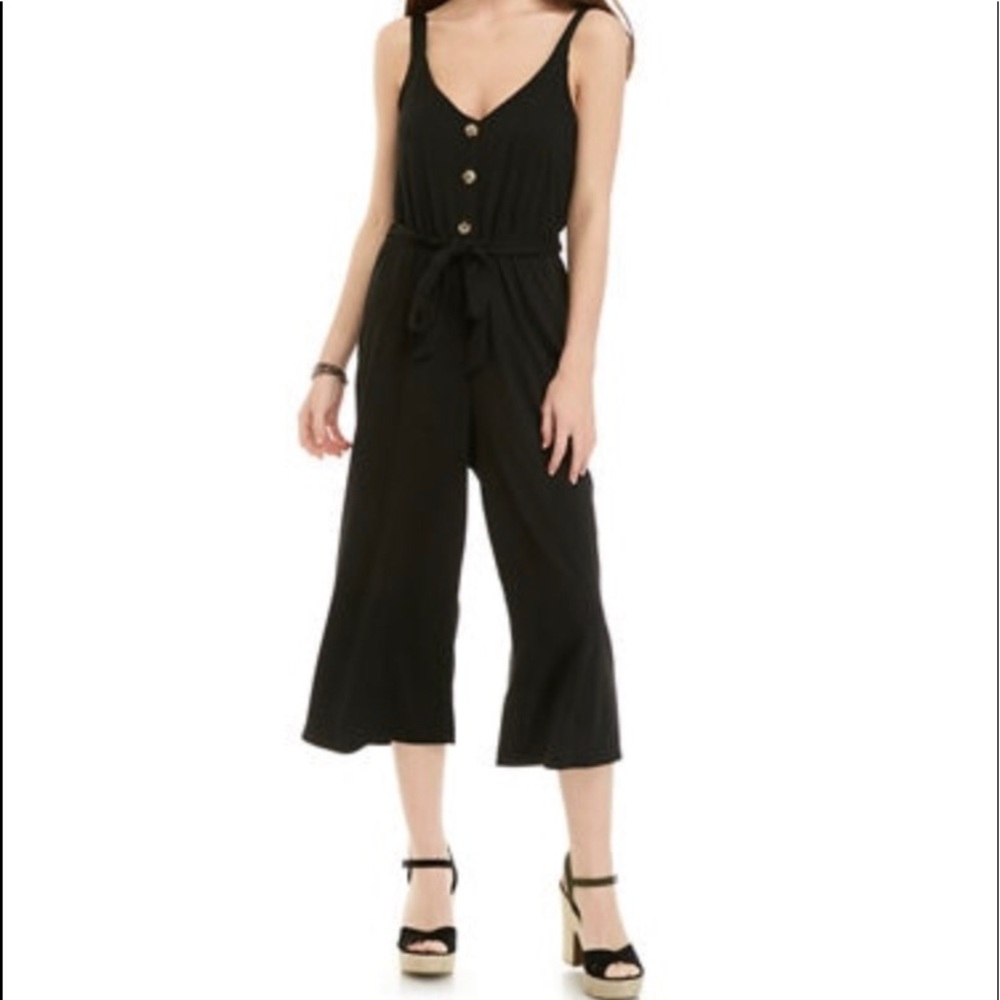 Juniors Black Jumpsuit